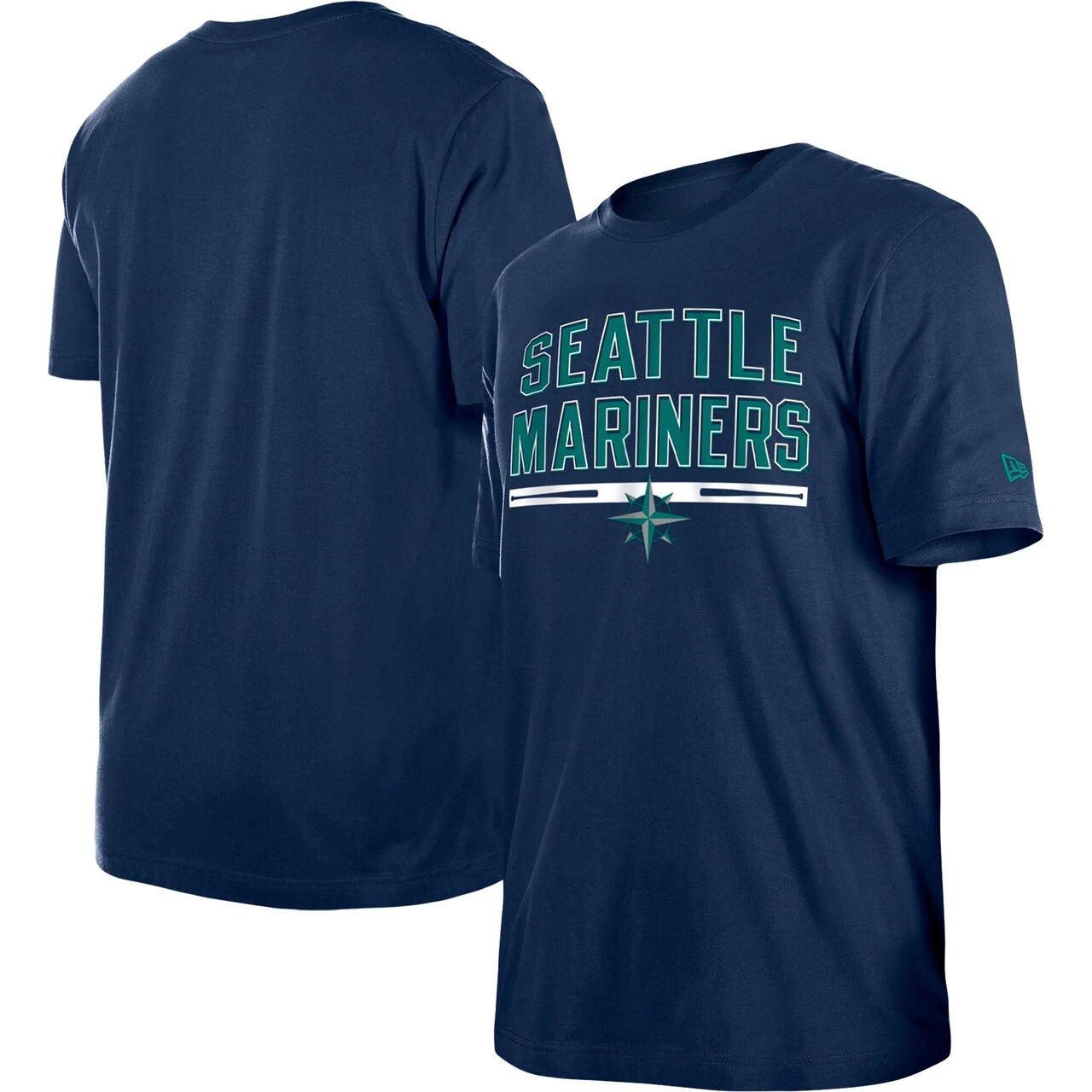 Men's Seattle Mariners New Era Navy Batting Practice T-Shirt