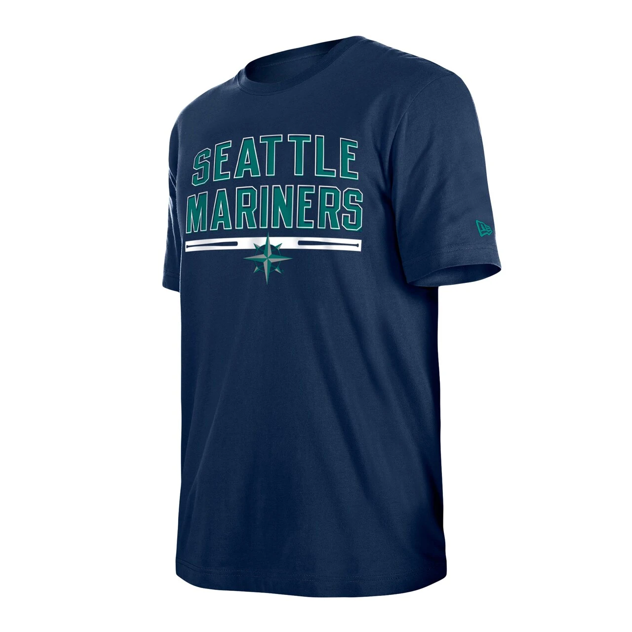 Men's Seattle Mariners New Era Navy Batting Practice T-Shirt - Image 2