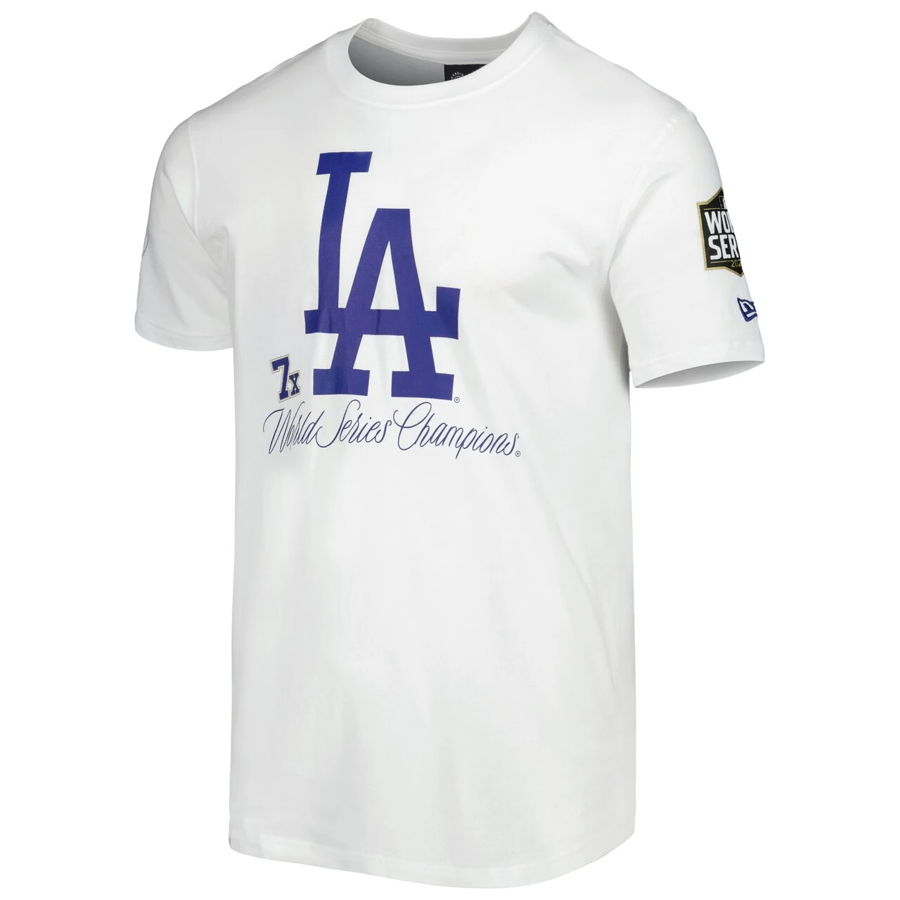 Men's Los Angeles Dodgers New Era White Historical Championship T-Shirt - Image 2