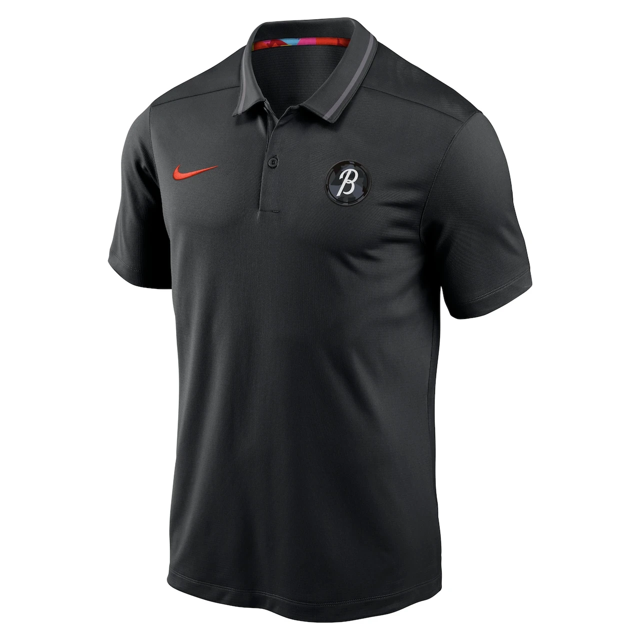 Men's Baltimore Orioles Nike Black 2023 City Connect Knit Performance Polo - Image 2