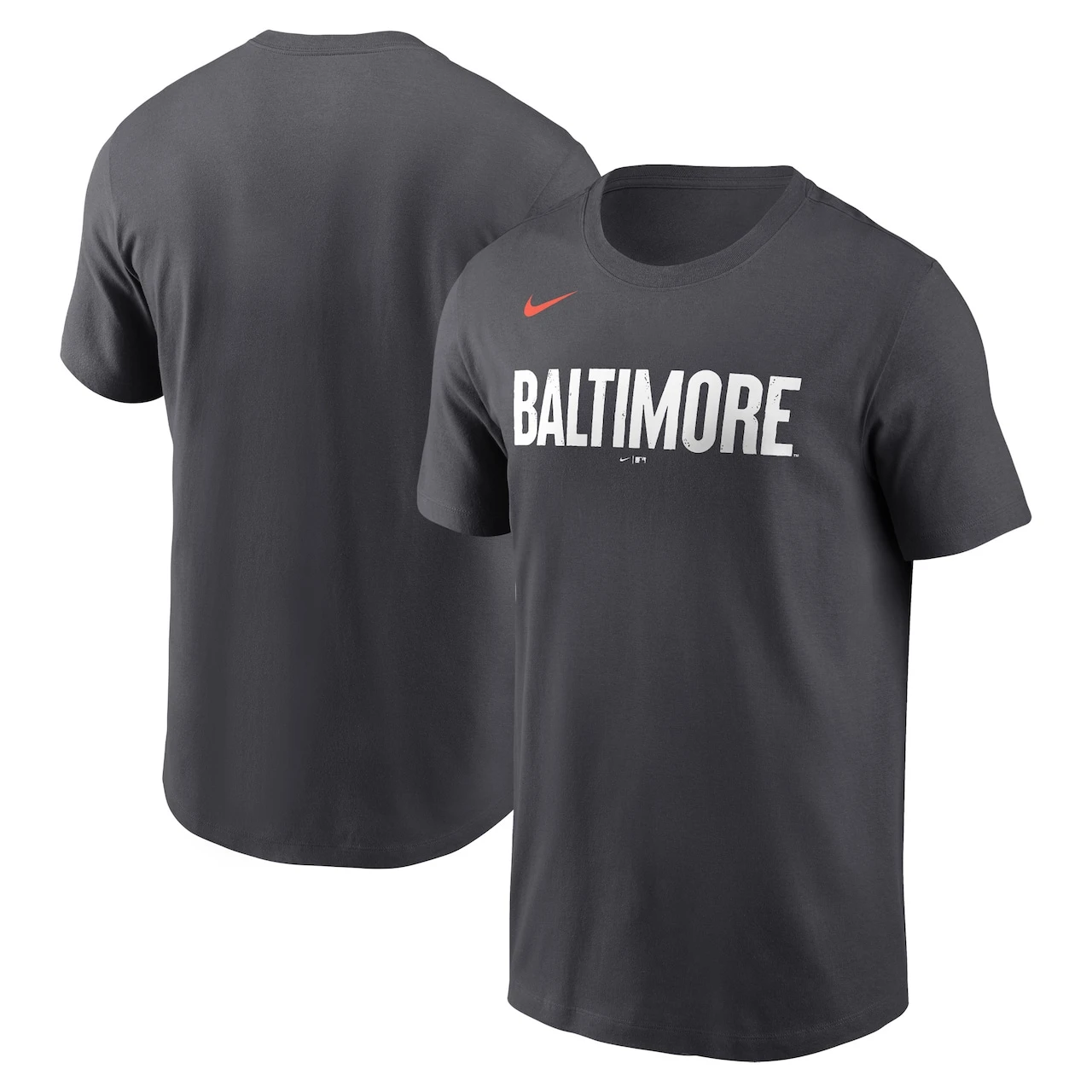 Men's Baltimore Orioles Nike Black 2023 City Connect Wordmark T-Shirt
