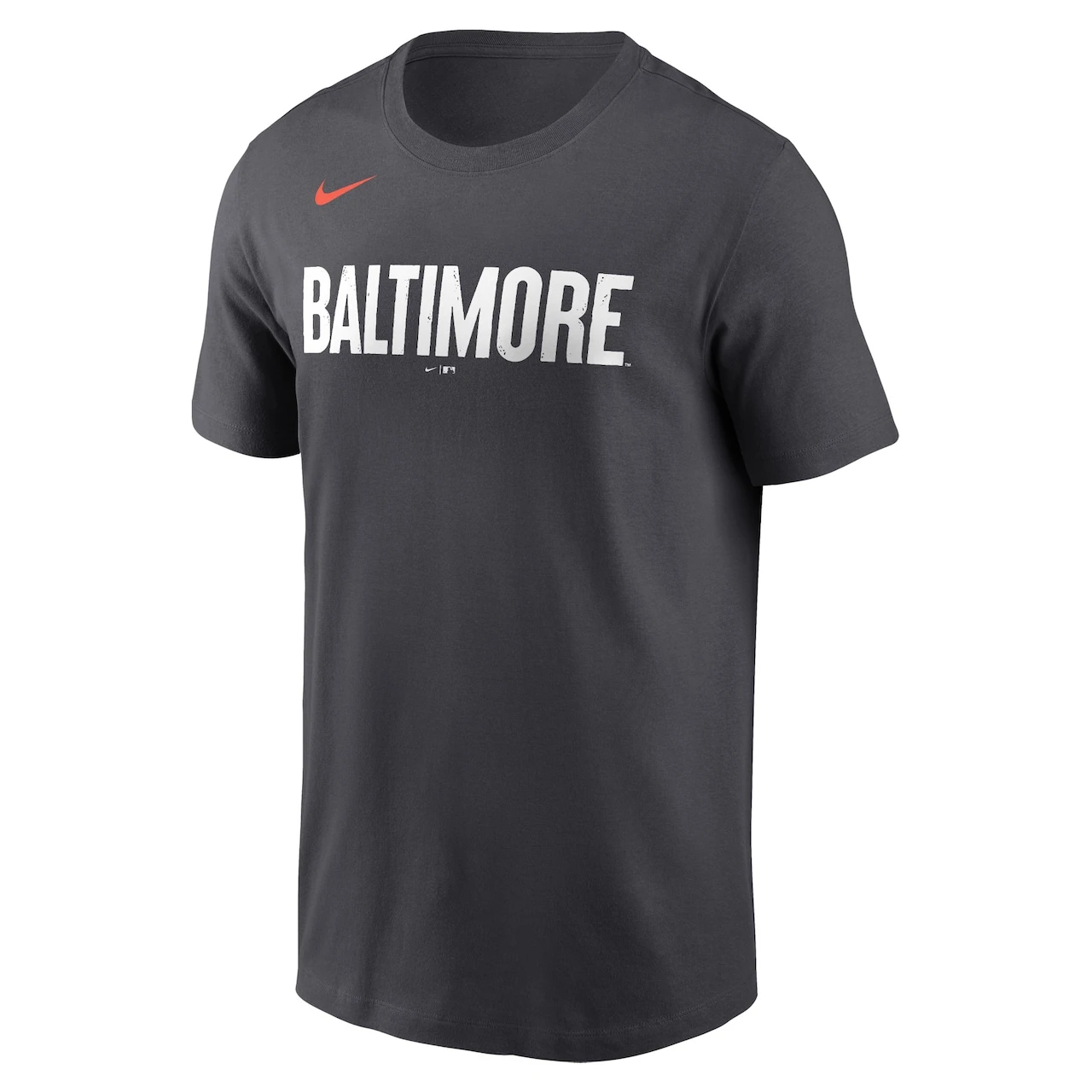 Men's Baltimore Orioles Nike Black 2023 City Connect Wordmark T-Shirt - Image 2