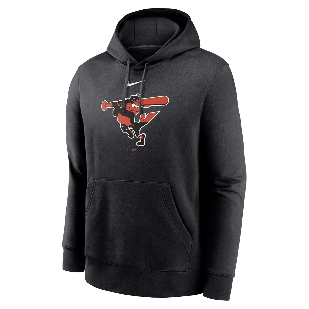 Men's Baltimore Orioles Nike Black Alternate Logo Club Pullover Hoodie - Image 2
