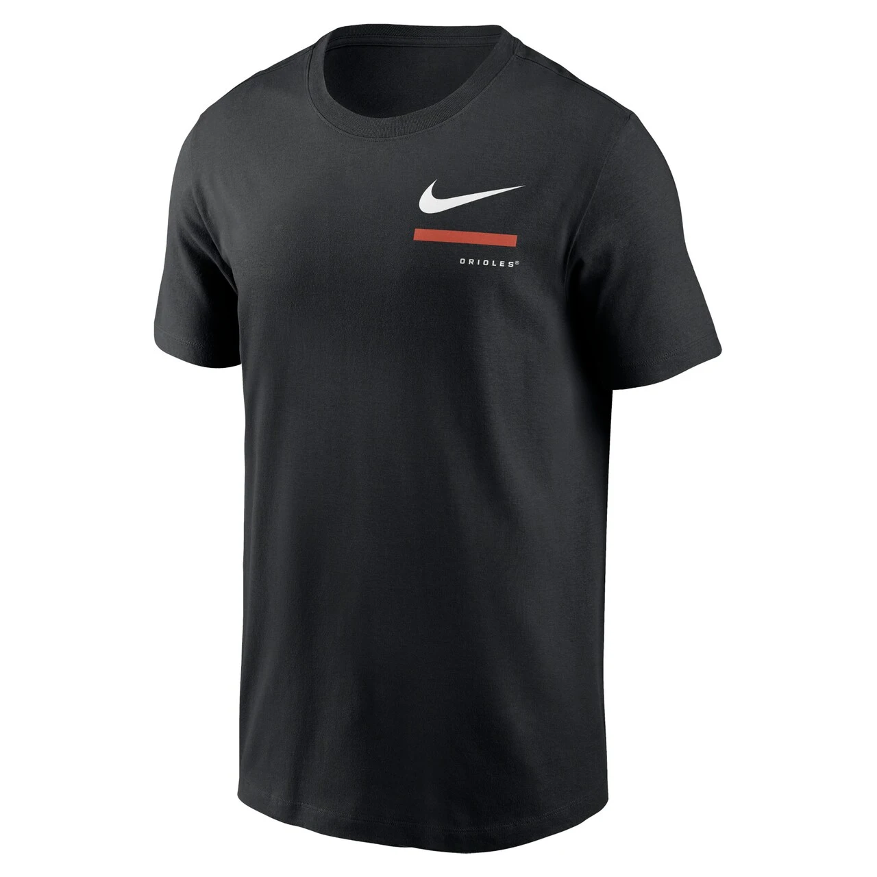 Men's Baltimore Orioles Nike Black Over The Shoulder T-Shirt - Image 2