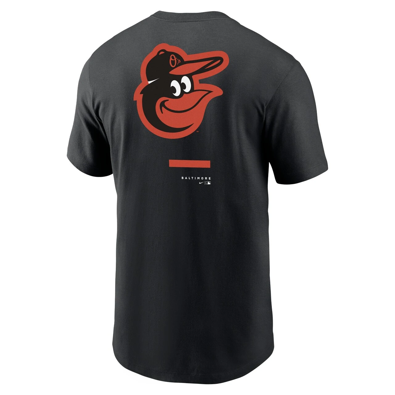 Men's Baltimore Orioles Nike Black Over The Shoulder T-Shirt - Image 3