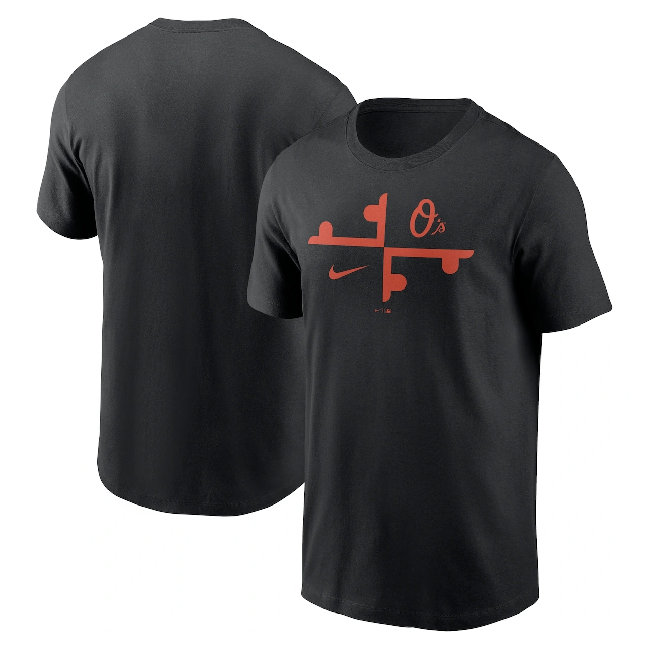 Men's Baltimore Orioles Nike Black Wordmark Local Team T-Shirt