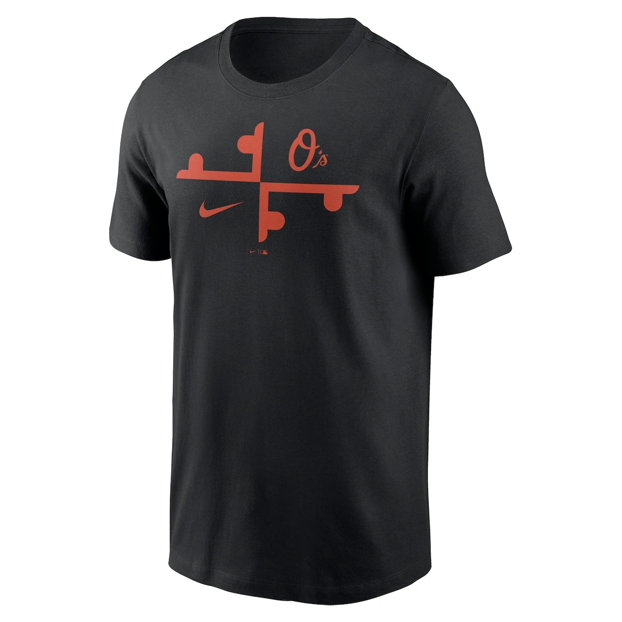 Men's Baltimore Orioles Nike Black Wordmark Local Team T-Shirt - Image 2