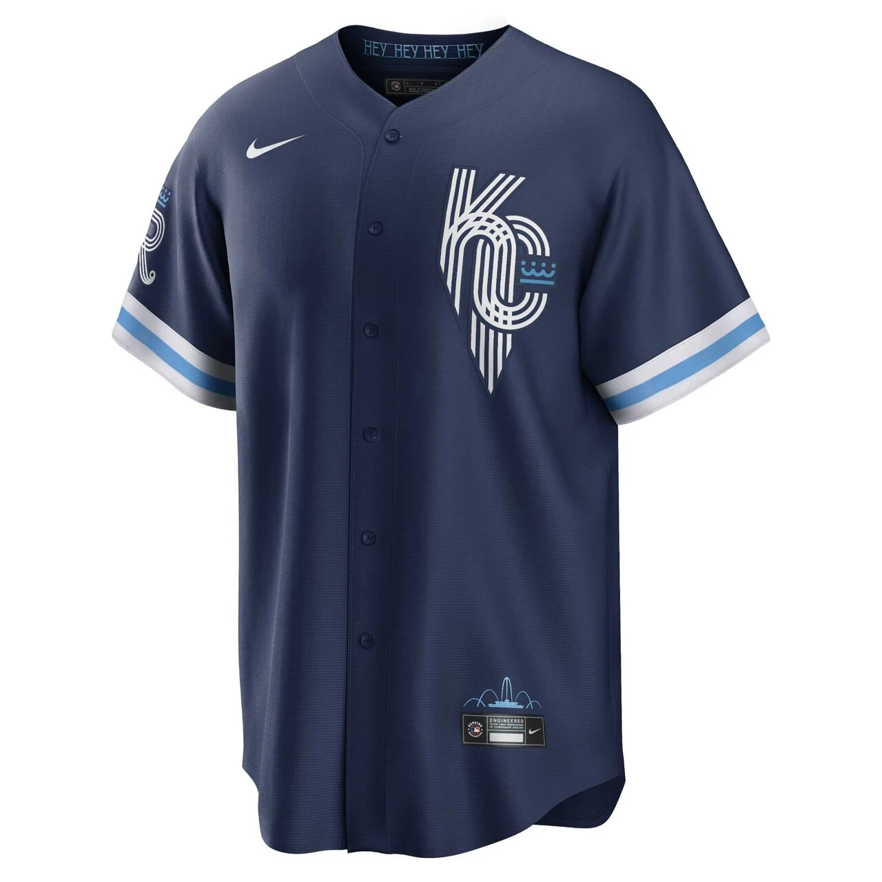 Men's Kansas City Royals Bo Jackson Nike Navy 2022 City Connect Replica Player Jersey - Image 2