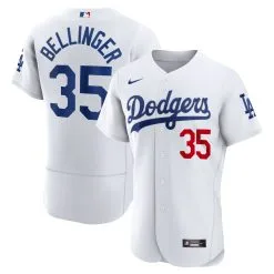 Men's Los Angeles Dodgers Cody Bellinger Nike White Home Authentic Player Jersey