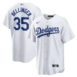 Men's Los Angeles Dodgers Cody Bellinger Nike White Home Replica Player Name Jersey