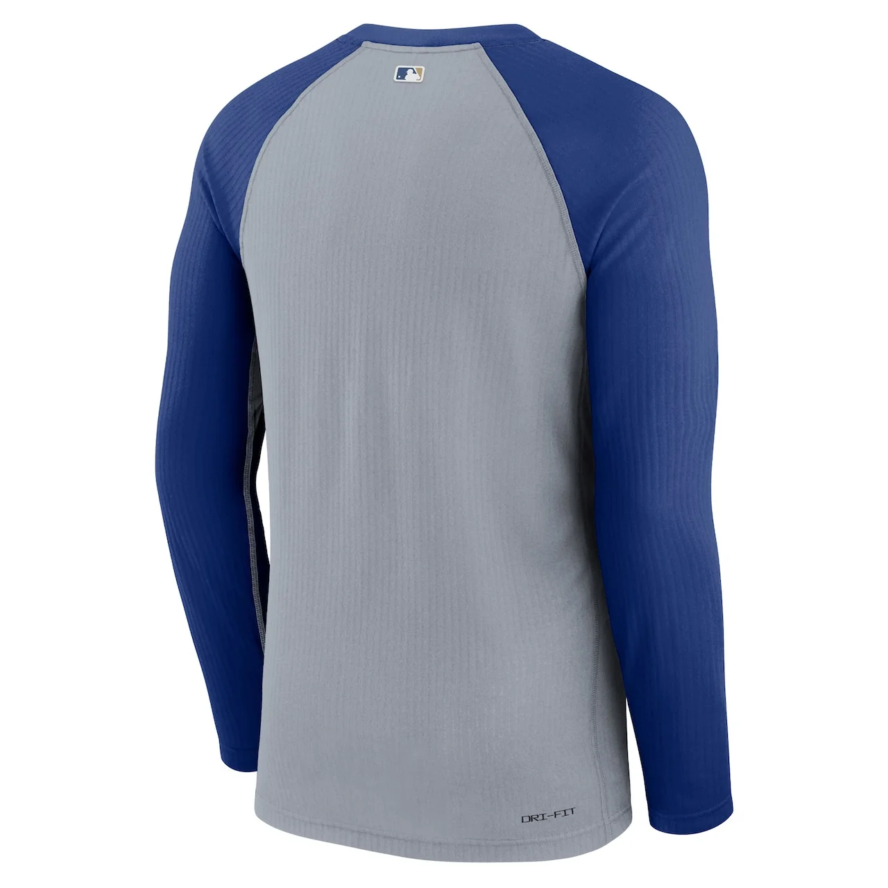 Men's Kansas City Royals Nike Gray Authentic Collection Game Raglan Performance Long Sleeve T-Shirt - Image 3