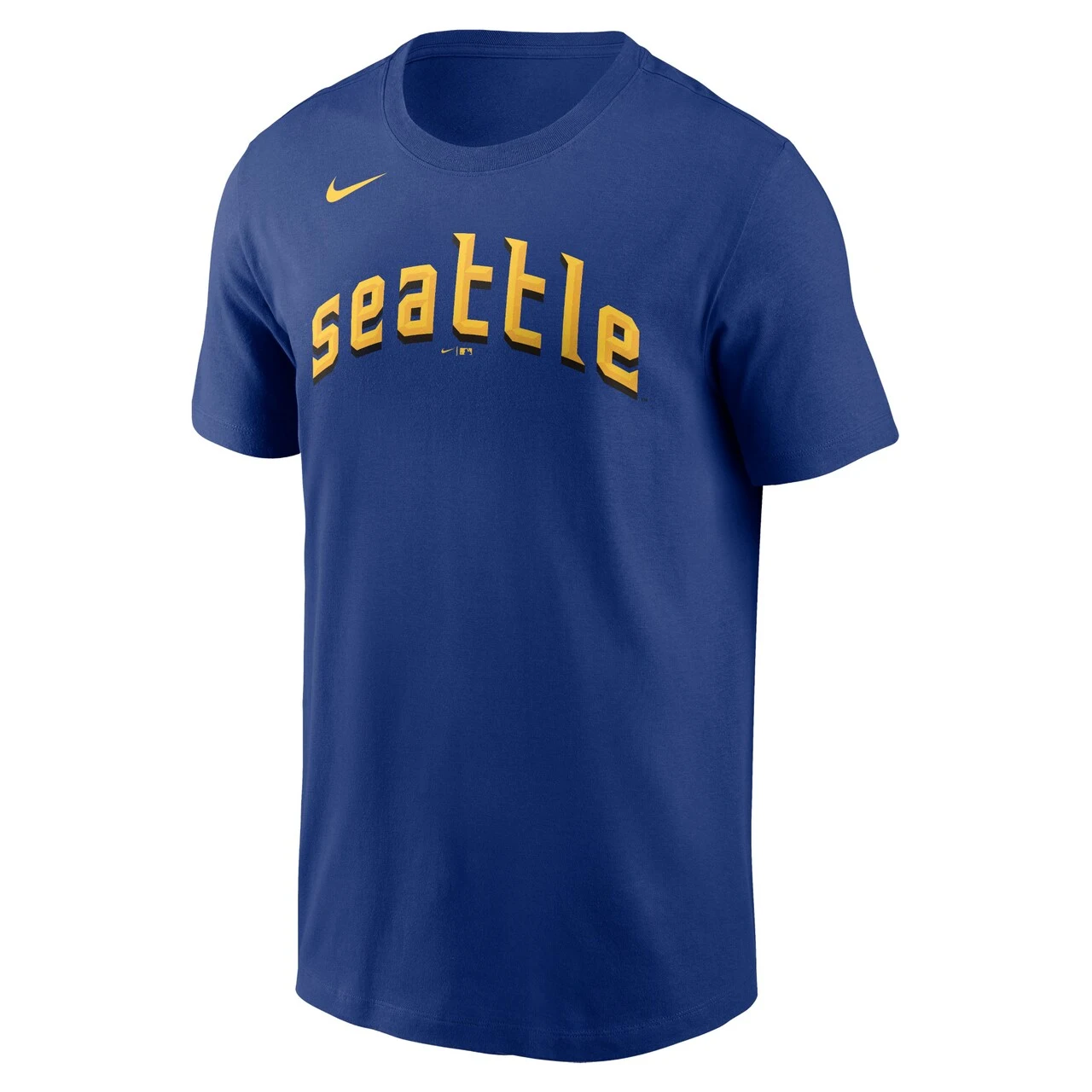 Men's Seattle Mariners Julio Rodriguez Nike Royal 2023 City Connect Name & Number T-Shirt - Image 2