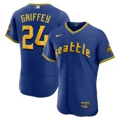 Men's Seattle Mariners Ken Griffey Jr. Nike Royal 2023 City Connect Authentic Player Jersey