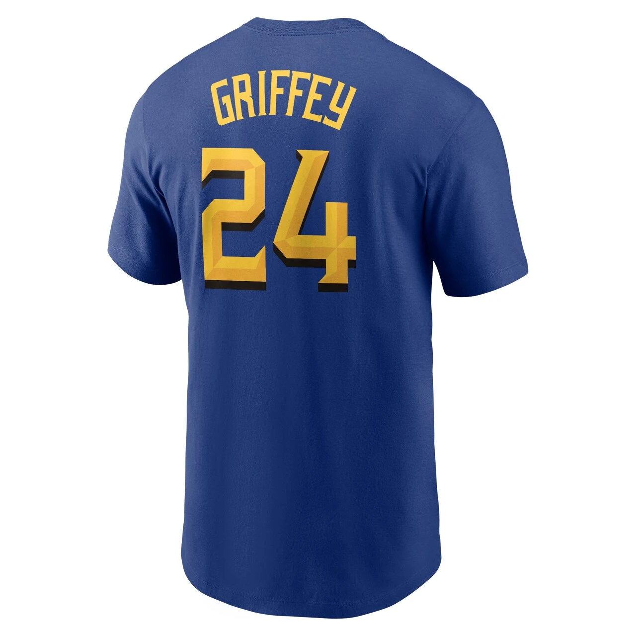 Men's Seattle Mariners Ken Griffey Jr. Nike Royal 2023 City Connect Name & Number T-Shirt - Image 3