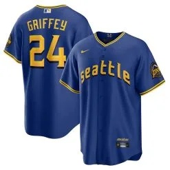 Men's Seattle Mariners Ken Griffey Jr. Nike Royal 2023 City Connect Replica Player Jersey