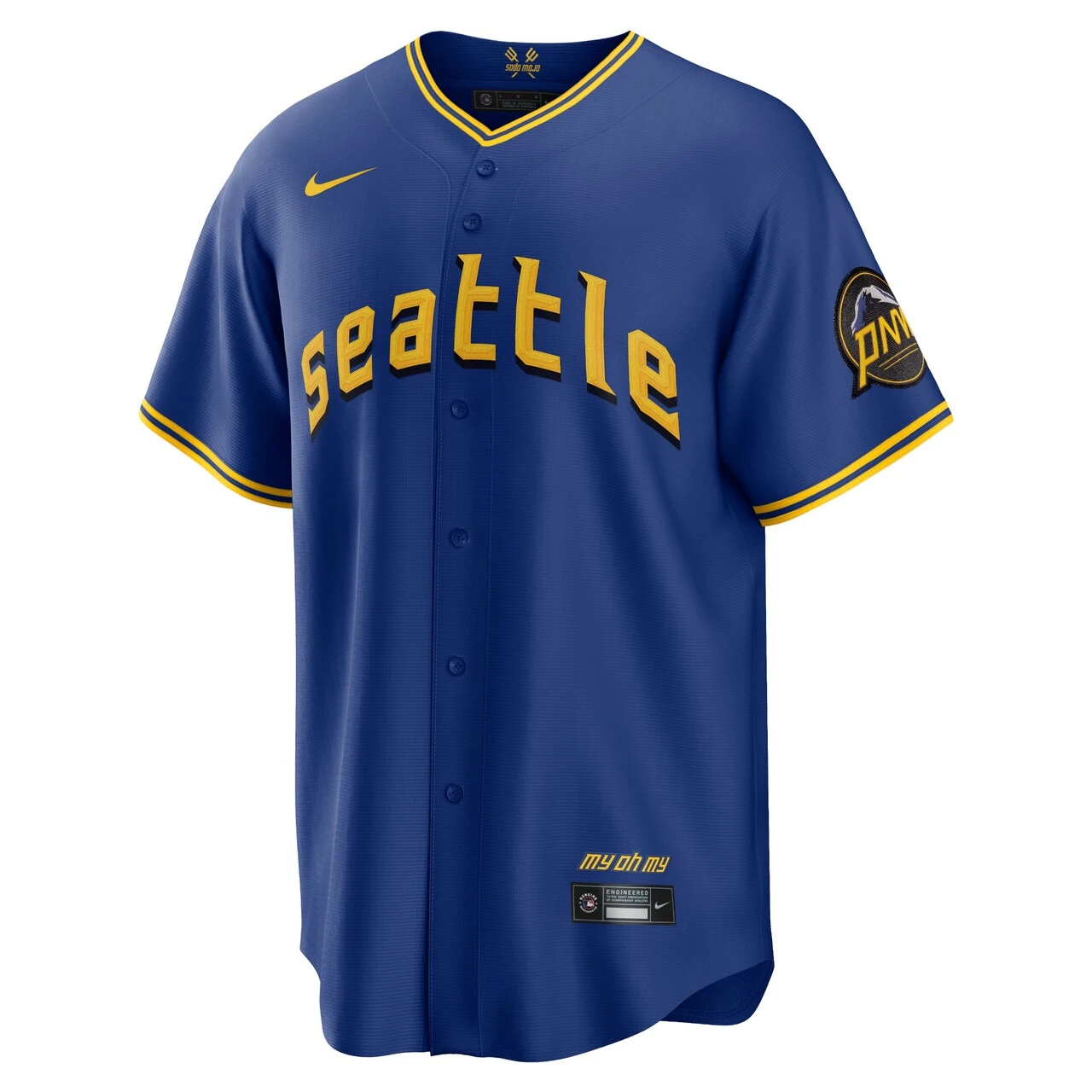 Men's Seattle Mariners Ken Griffey Jr. Nike Royal 2023 City Connect Replica Player Jersey - Image 2