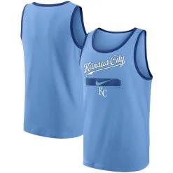 Men's Kansas City Royals Nike Light Blue City Swoosh Classic Tank Top