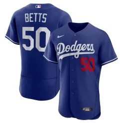 Men's Los Angeles Dodgers Mookie Betts Nike Royal Alternate Authentic Player Jersey