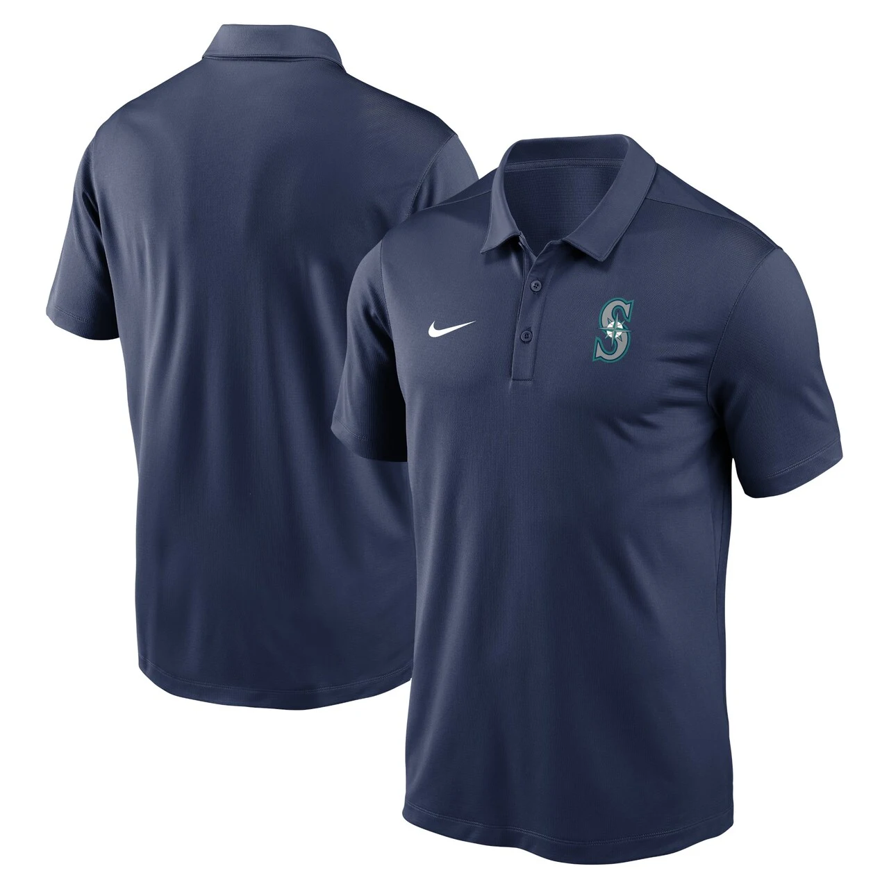 Men's Seattle Mariners Nike Navy Agility Performance Polo