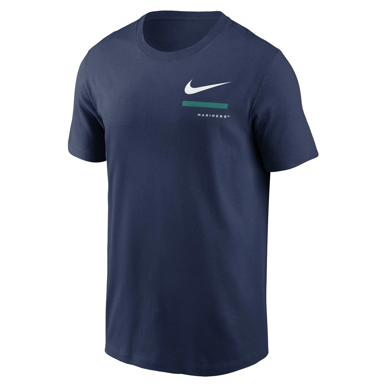 Men's Seattle Mariners Nike Navy Over The Shoulder T-Shirt - Image 2