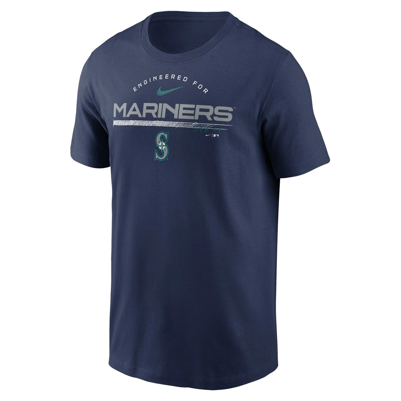 Men's Seattle Mariners Nike Navy Team Engineered Performance T-Shirt - Image 2