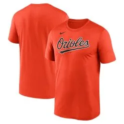 Men's Baltimore Orioles Nike Orange New Legend Wordmark T-Shirt