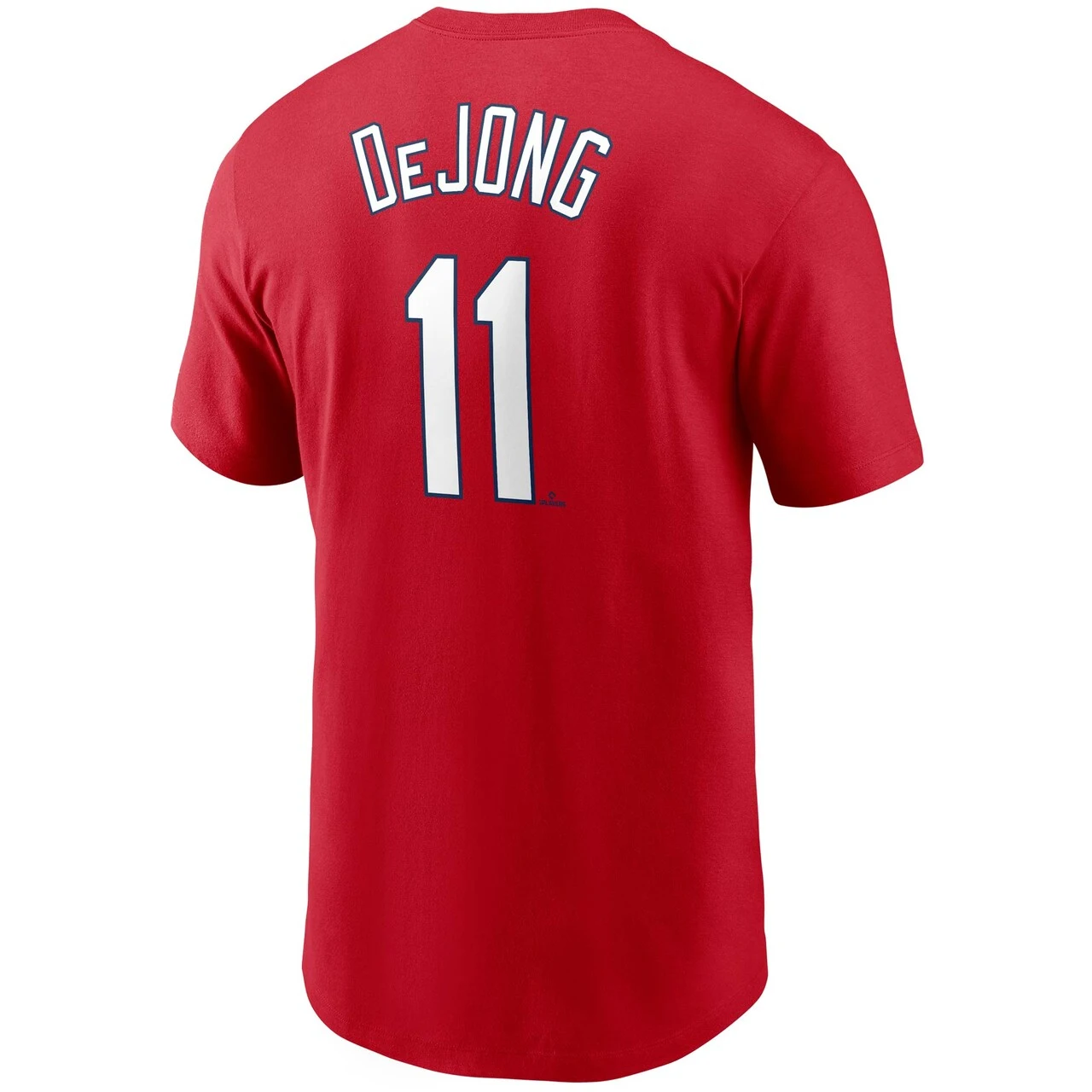 Men's St. Louis Cardinals Paul DeJong Nike Red Name & Number T-Shirt - Image 3