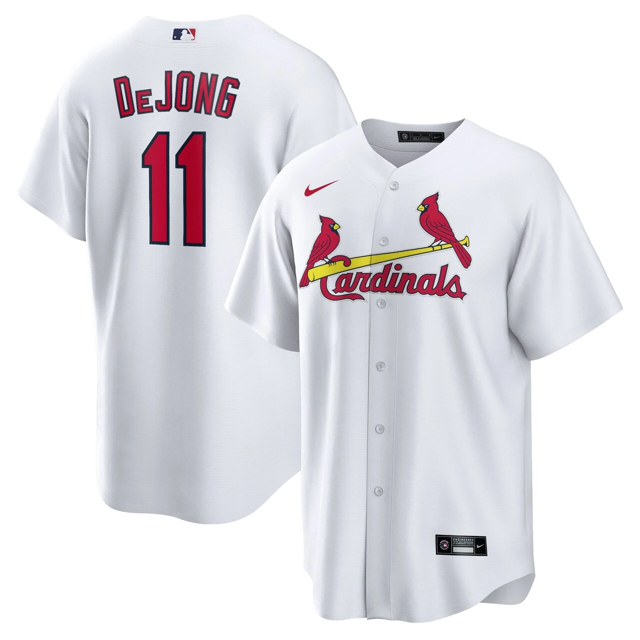 Men's St. Louis Cardinals Paul DeJong Nike White Home Official Replica Player Jersey