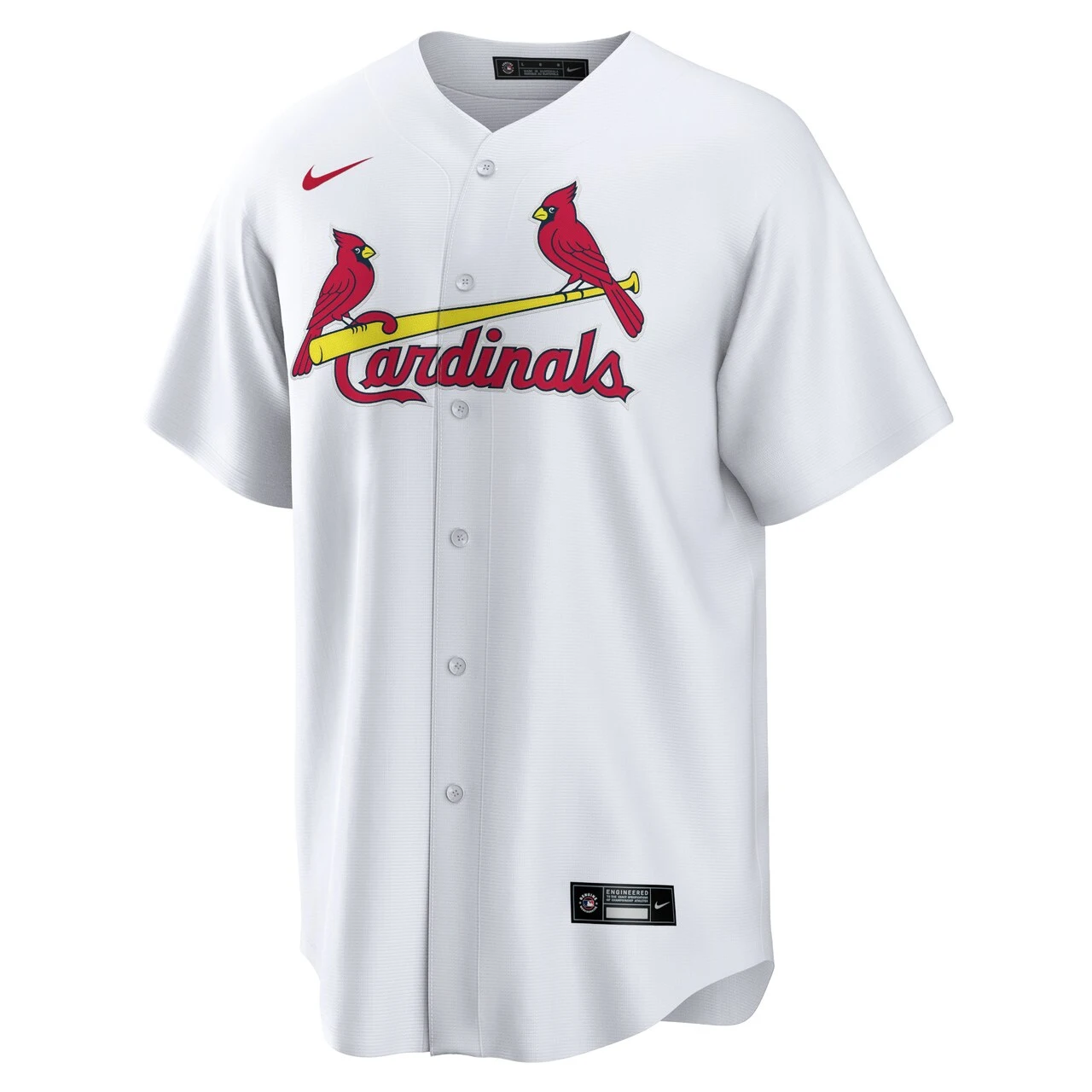 Men's St. Louis Cardinals Paul DeJong Nike White Home Official Replica Player Jersey - Image 2