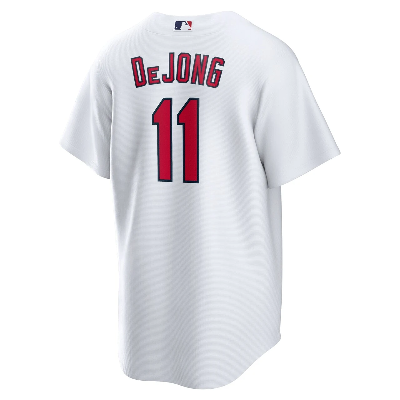 Men's St. Louis Cardinals Paul DeJong Nike White Home Official Replica Player Jersey - Image 3