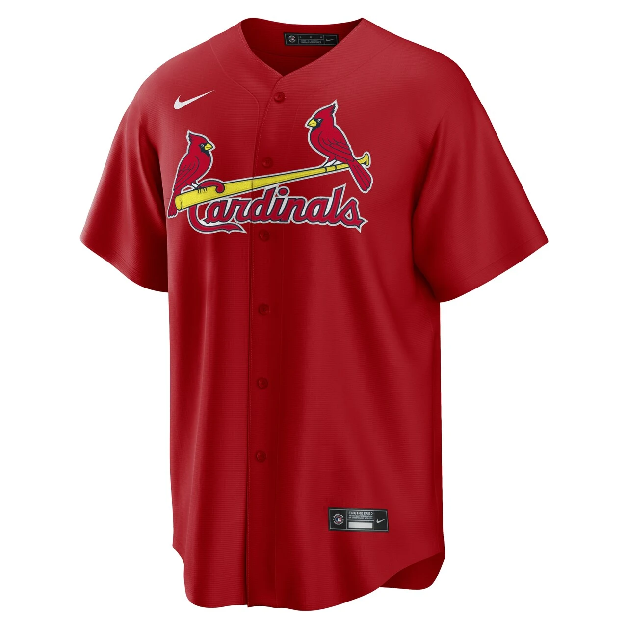 Men's St. Louis Cardinals Nike Red Alternate Replica Team Jersey - Image 2