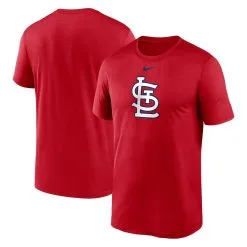 Men's St. Louis Cardinals Nike Red New Legend Logo T-Shirt