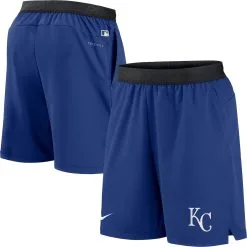 Men's Kansas City Royals Nike Royal Authentic Collection Flex Vent Max Performance Shorts