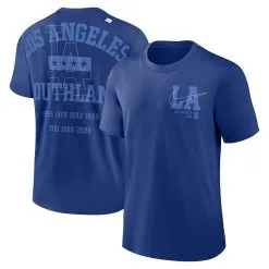 Men's Los Angeles Dodgers Nike Royal Statement Game Over T-Shirt