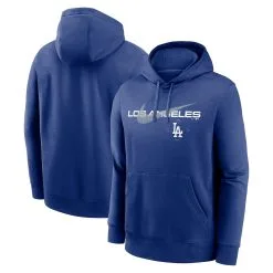 Men's Los Angeles Dodgers Nike Royal Swoosh NeighborHOOD Pullover Hoodie