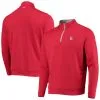 Men's St. Louis Cardinals Peter Millar Red Perth Solid Stretch Quarter-Zip Top