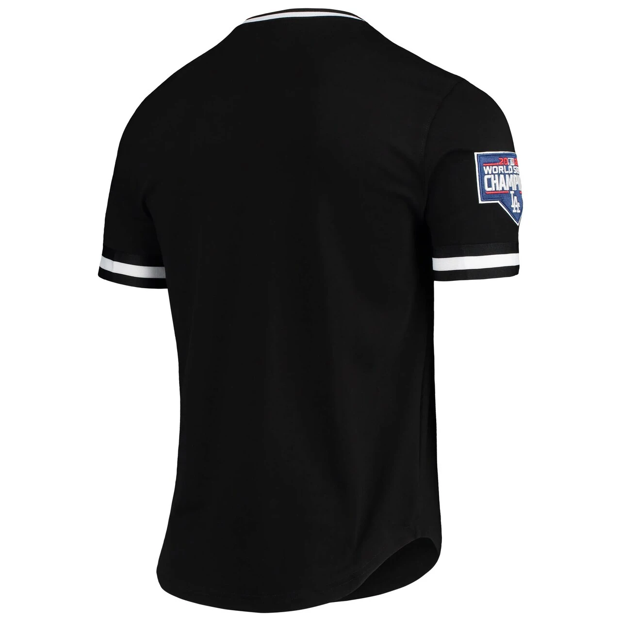 Men's Los Angeles Dodgers Pro Standard Black Team T-Shirt - Image 3