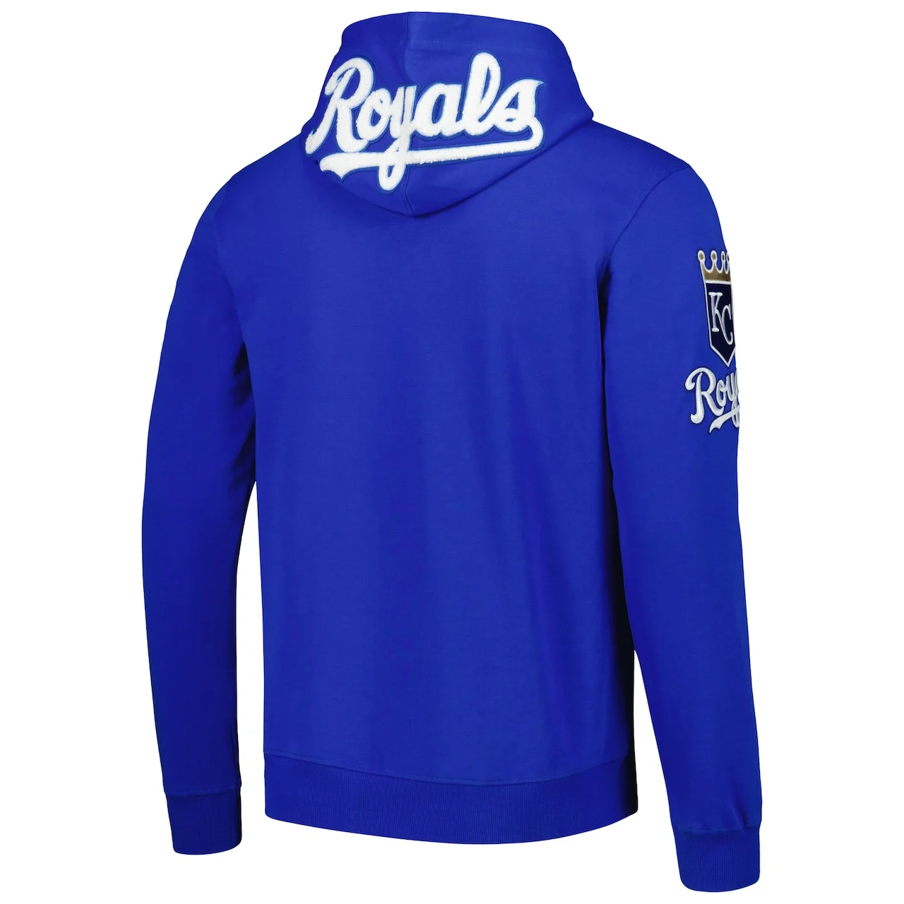 Men's Kansas City Royals Pro Standard Royal Team Logo Pullover Hoodie - Image 3