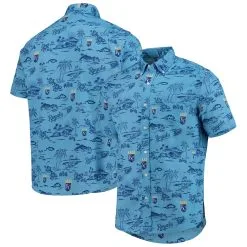 Men's Kansas City Royals Reyn Spooner Light Blue Kekai Performance Button-Up Shirt