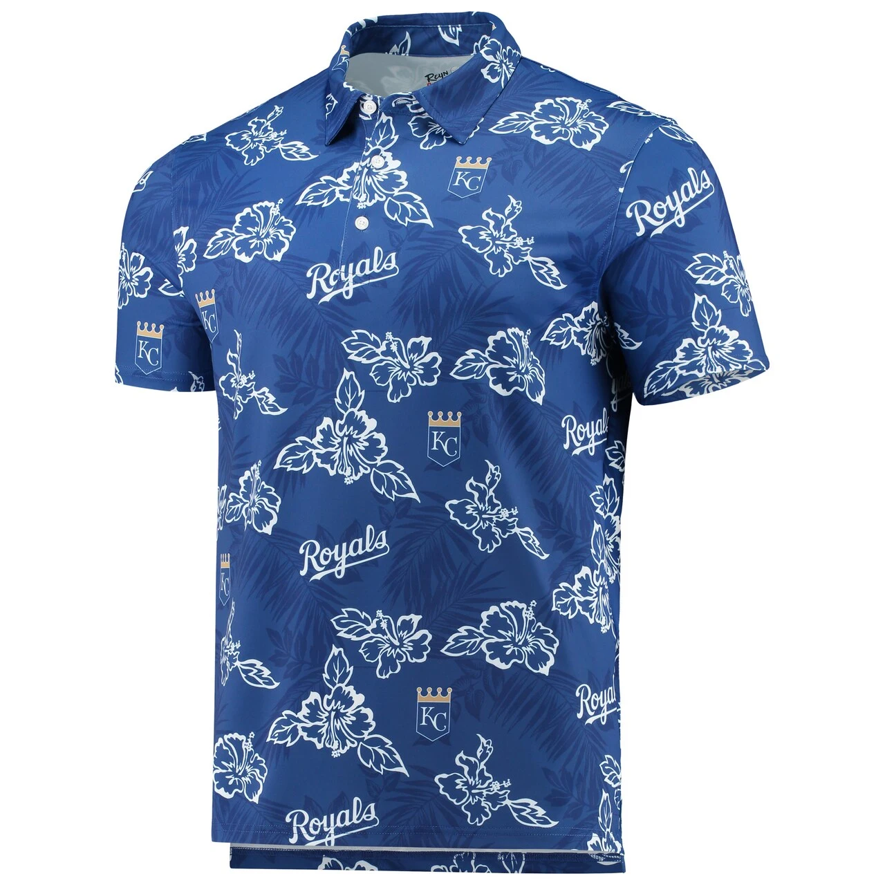 Men's Kansas City Royals Reyn Spooner Navy Performance Polo - Image 2