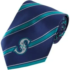 Eagles Wings Men's Seattle Mariners Woven Poly Tie