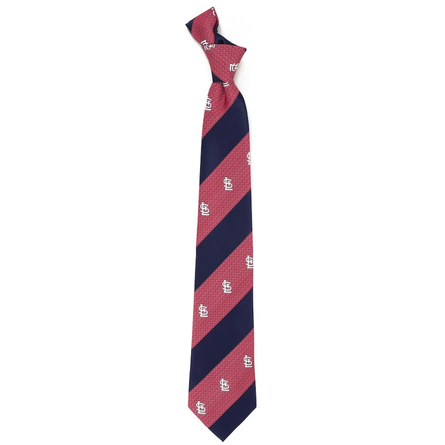 Eagles Wings Men's St. Louis Cardinals Geo Stripe Tie
