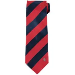 Eagles Wings Men's St. Louis Cardinals Regiment Woven Silk Tie