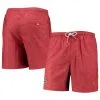 Men's St. Louis Cardinals Tommy Bahama Red Naples Layered Leaves Swim Trunks