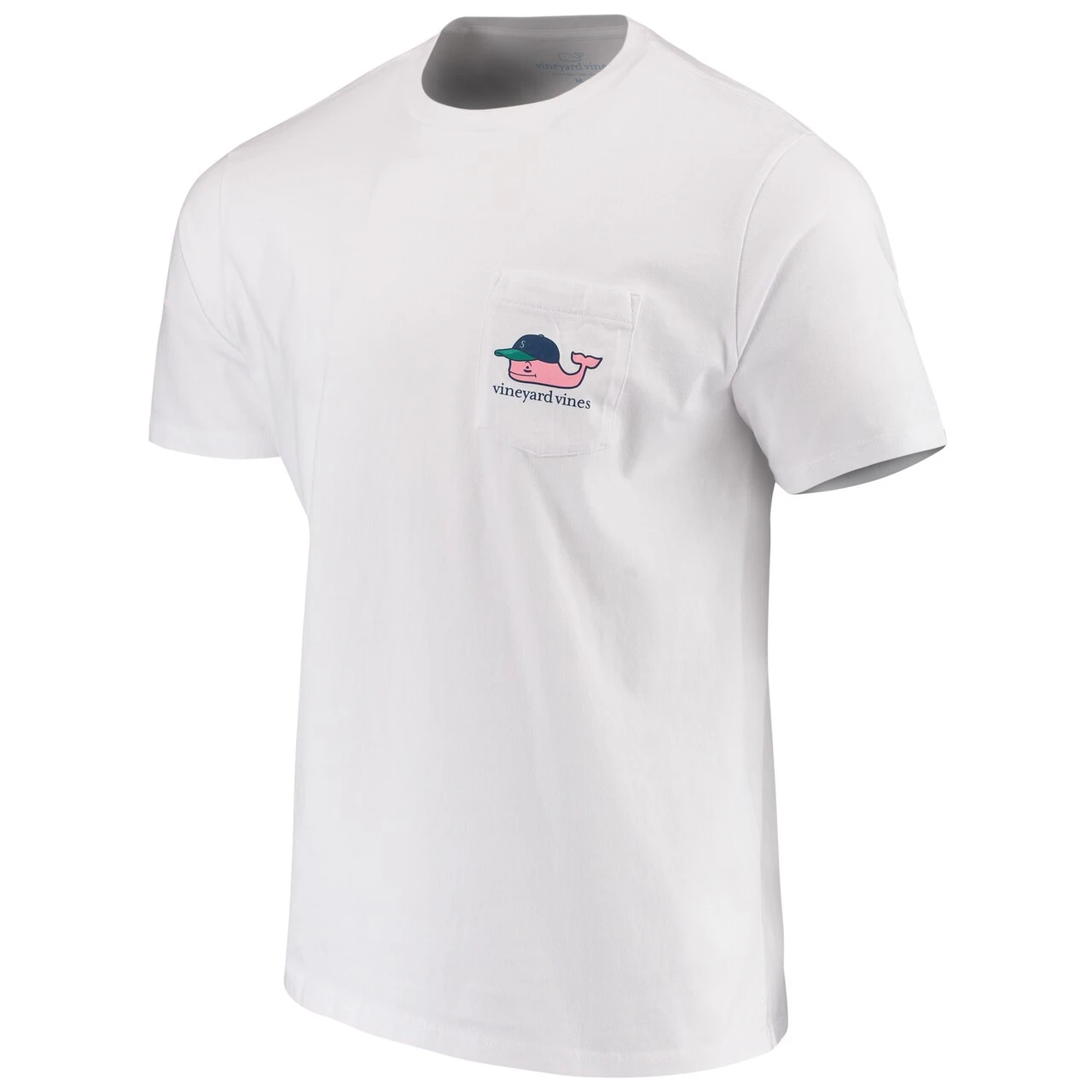 Men's Seattle Mariners Vineyard Vines White Baseball Cap T-Shirt - Image 2