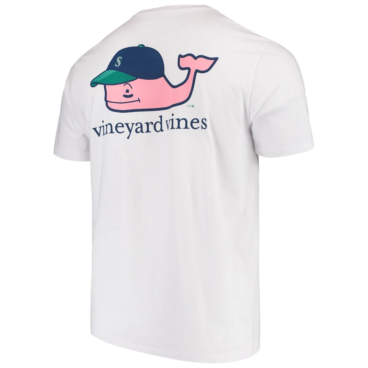 Men's Seattle Mariners Vineyard Vines White Baseball Cap T-Shirt - Image 3