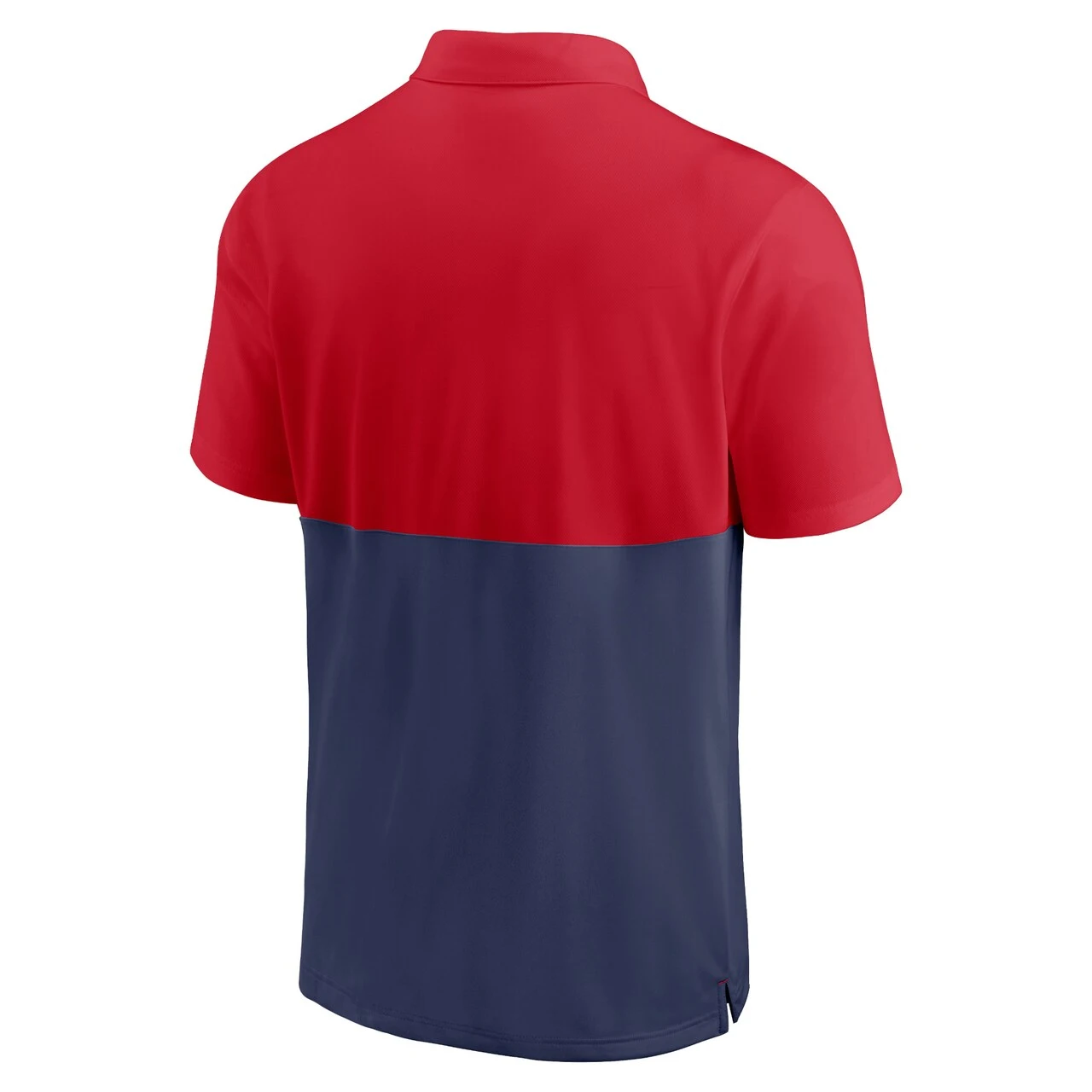Men's St. Louis Cardinals Nike Red/Navy Team Baseline Striped Performance Polo - Image 3