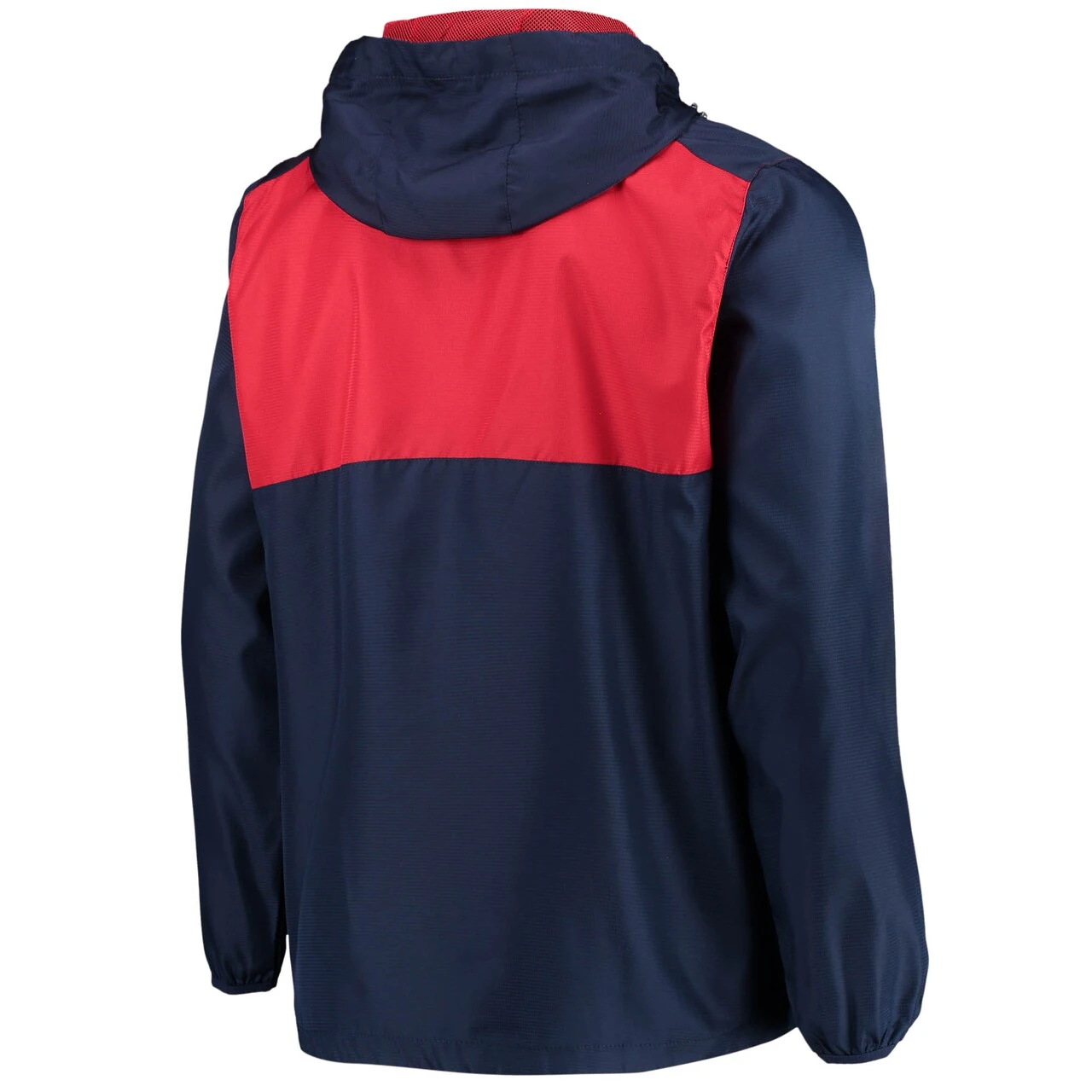 Men's St. Louis Cardinals G-III Sports By Carl Banks Navy/Red Lineman Half-Zip Hoodie Jacket - Image 3