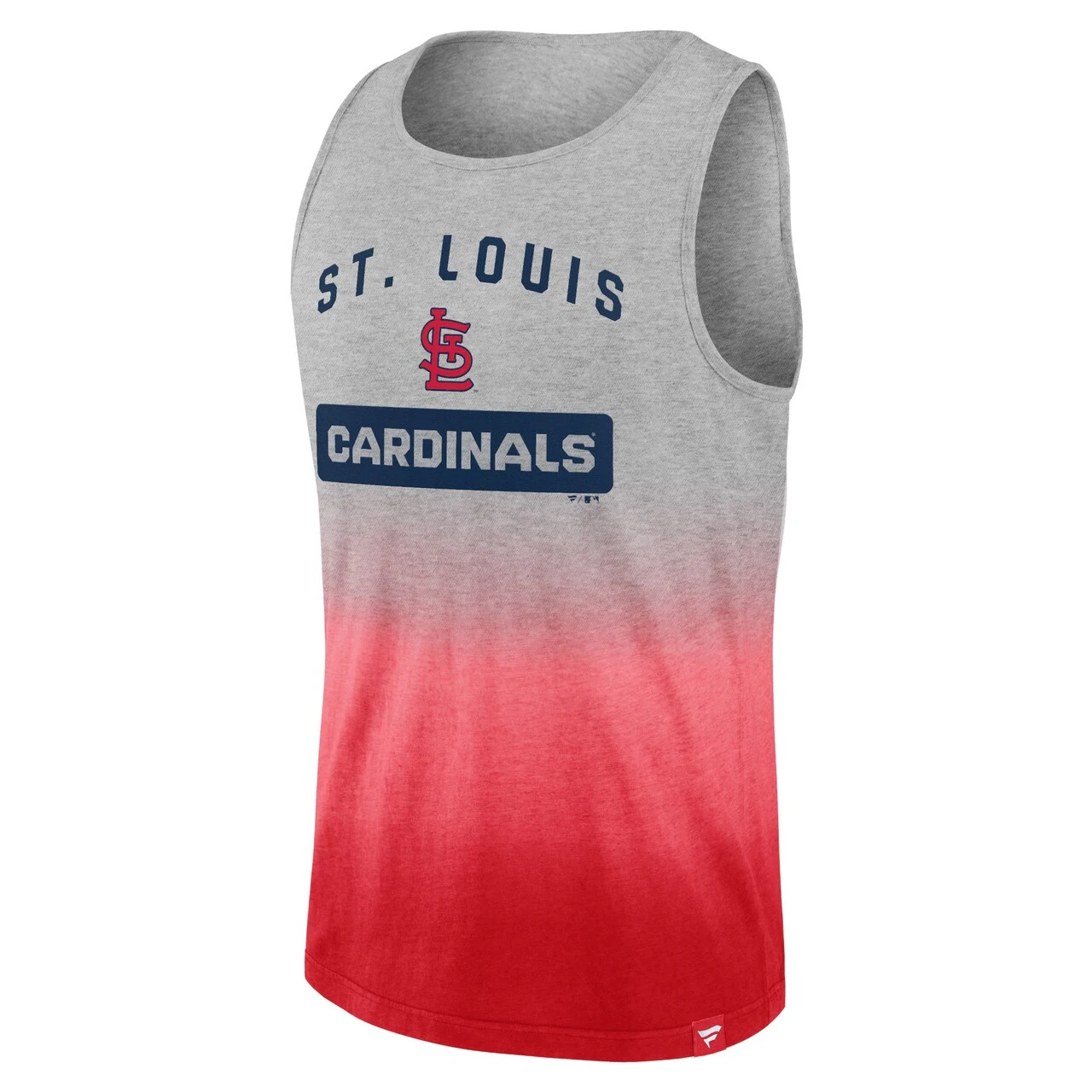Men's St. Louis Cardinals Fanatics Branded Gray/Red Our Year Tank Top - Image 2