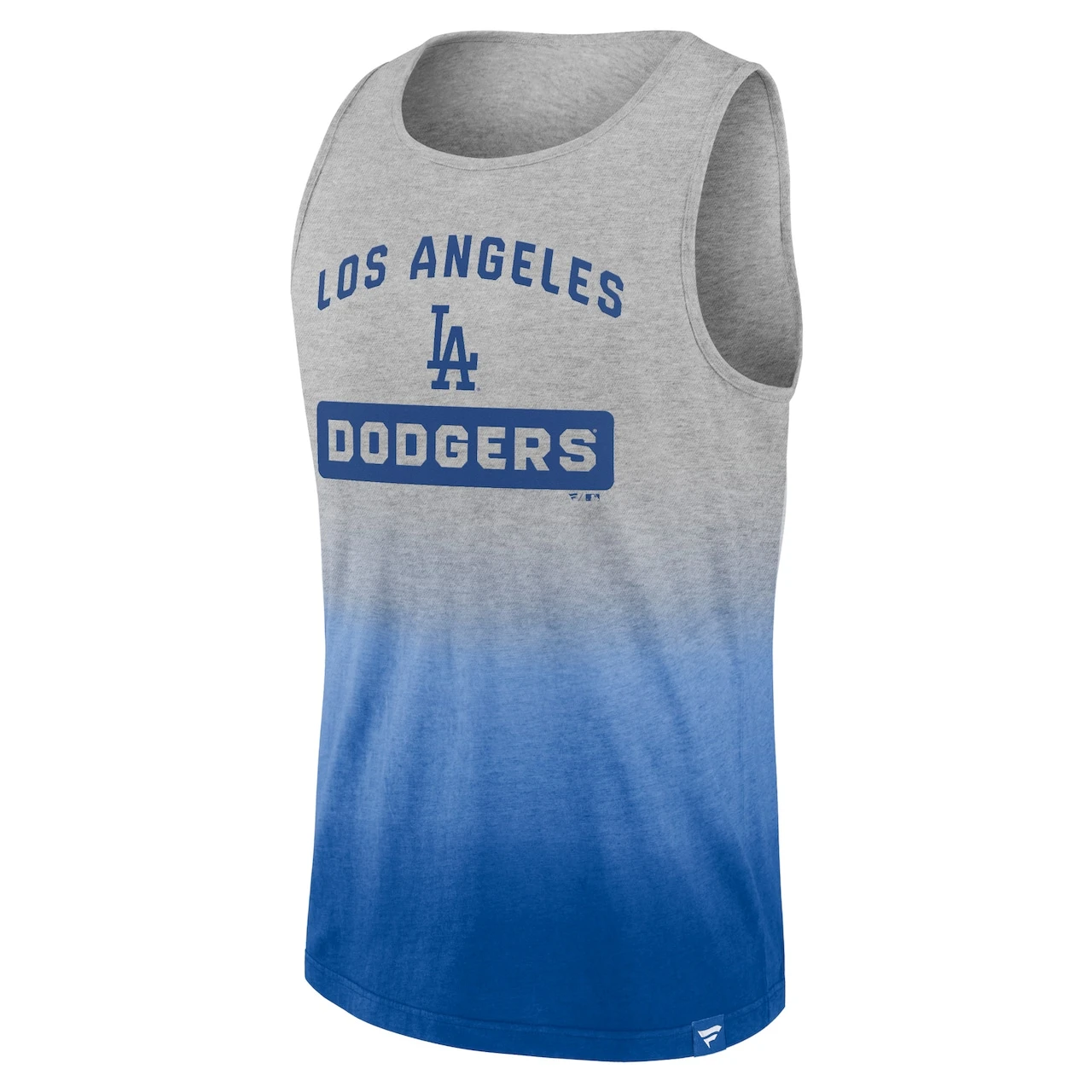 Men's Los Angeles Dodgers Fanatics Branded Gray/Royal Our Year Tank Top - Image 2